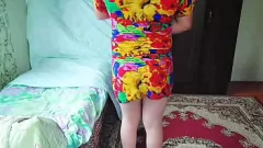 Afspelen Curvy Crossdresser Ketty's zaadwaardige massagesessie